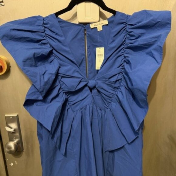 Ruffled Waistless Mini Bow Dress - Picture 11 of 16